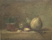 Jean Baptiste Simeon Chardin Pears Walnuts and a Glass of Wine (mk05) china oil painting artist